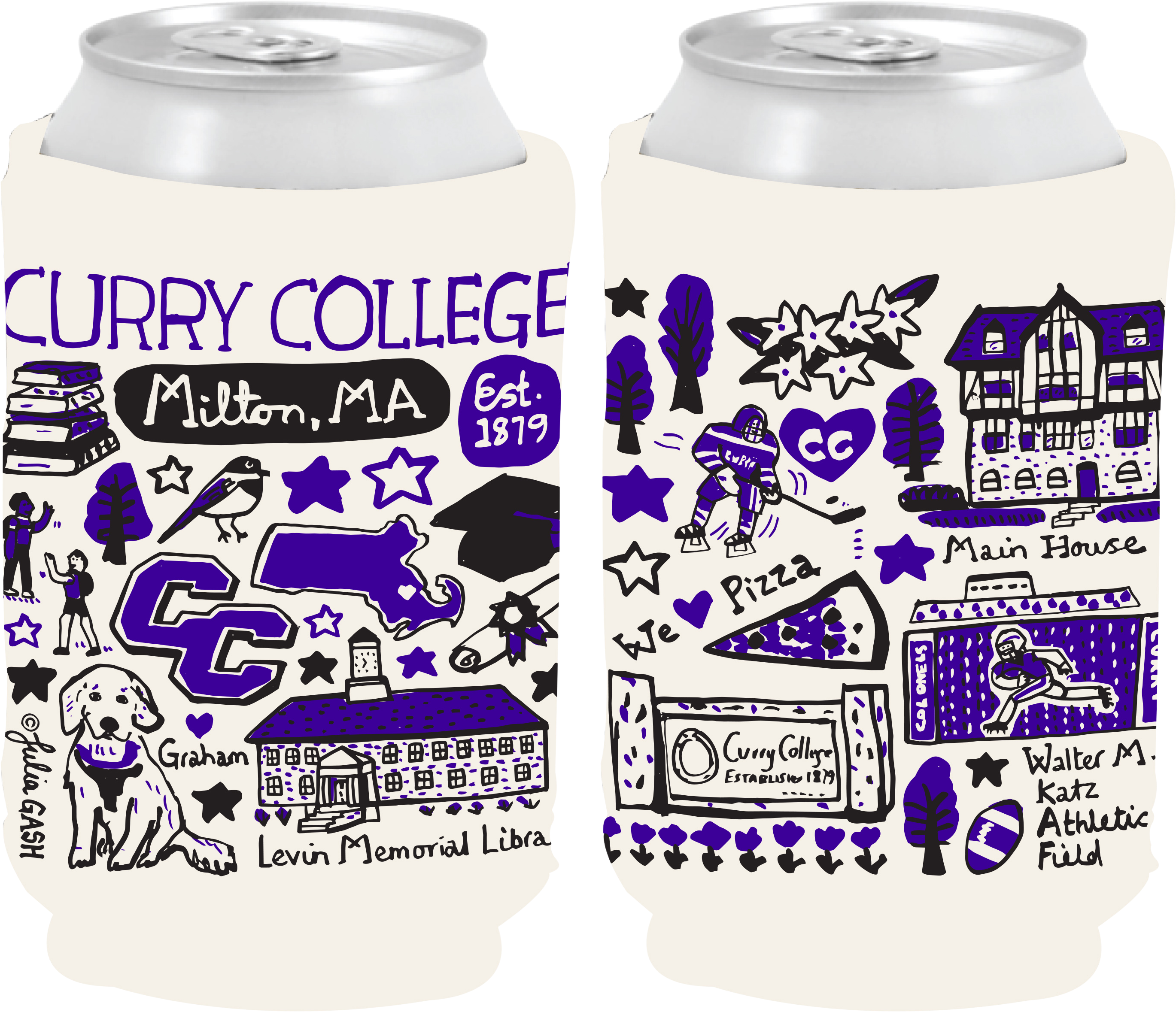 Julia Gash Can Coozie