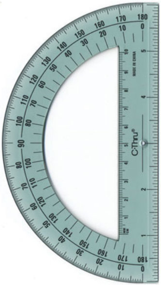 PROTRACTOR 6' 180DEG GREEN