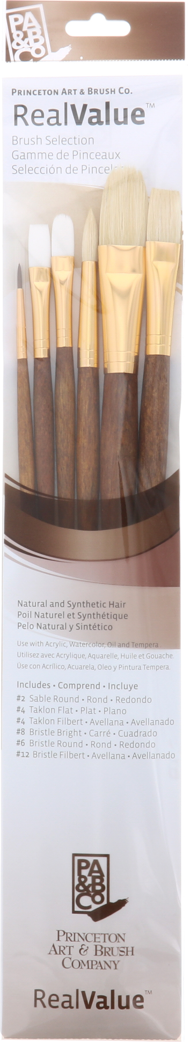 BRUSH SABLE VALUE 6/PACK