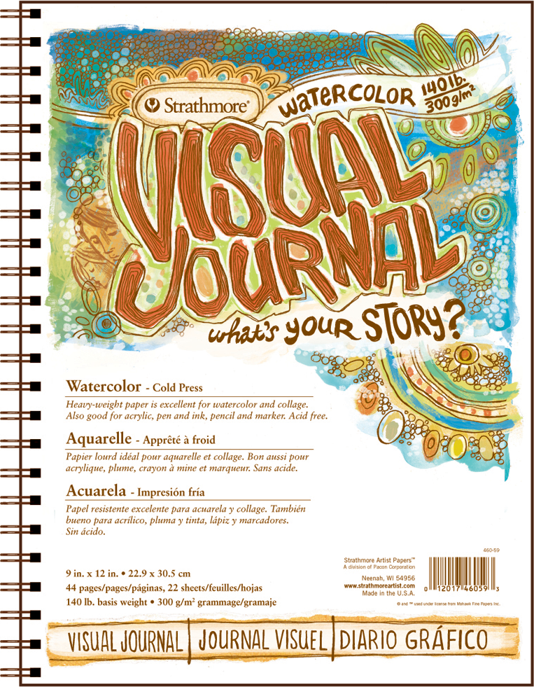 VIS JRNL W/C140# 9X12 44PG/6