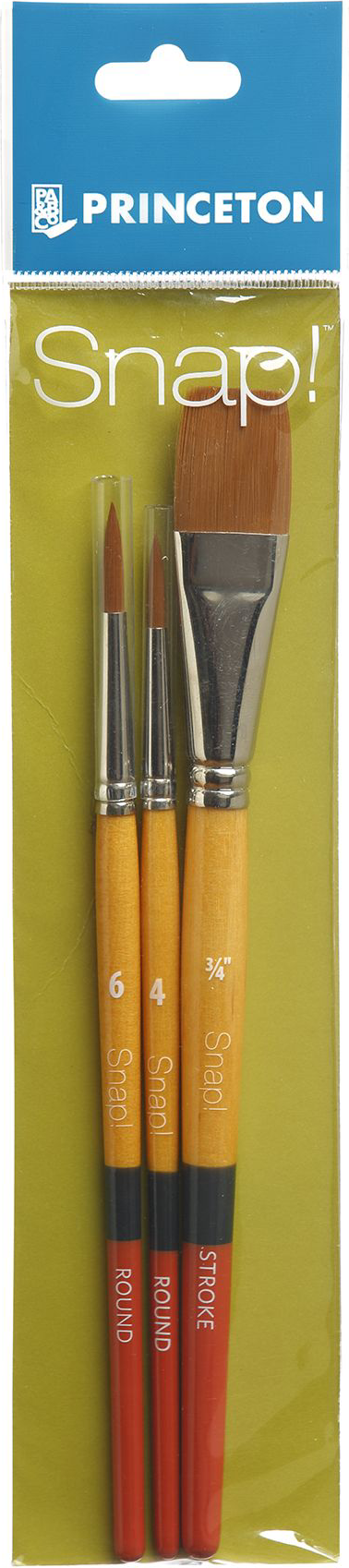 SNAP GOLD TAKLON SET#2  3/PACK SHORT HANDLE