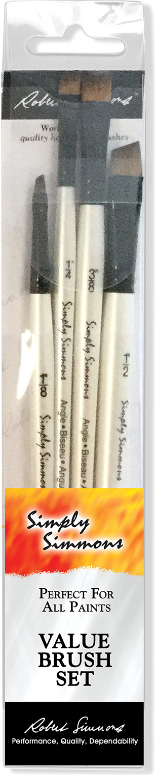 SIMPLY SIMMONS BRUSH ALL THE ANGLES SET 4