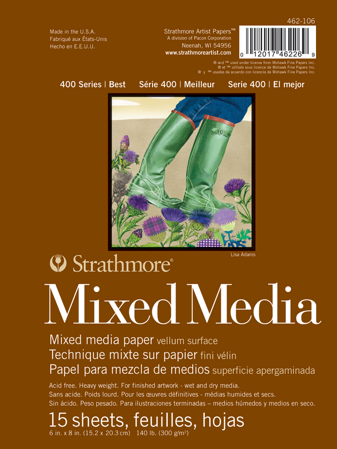 MIX MEDIA PAD 140# 15SH 11X14