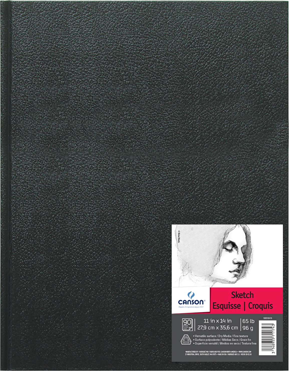 SKETCH BOOK HARDBOUND 11X14 90/SHEETS