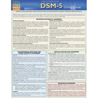DSM5 OVERVIEW - New (SKU: 15362988)