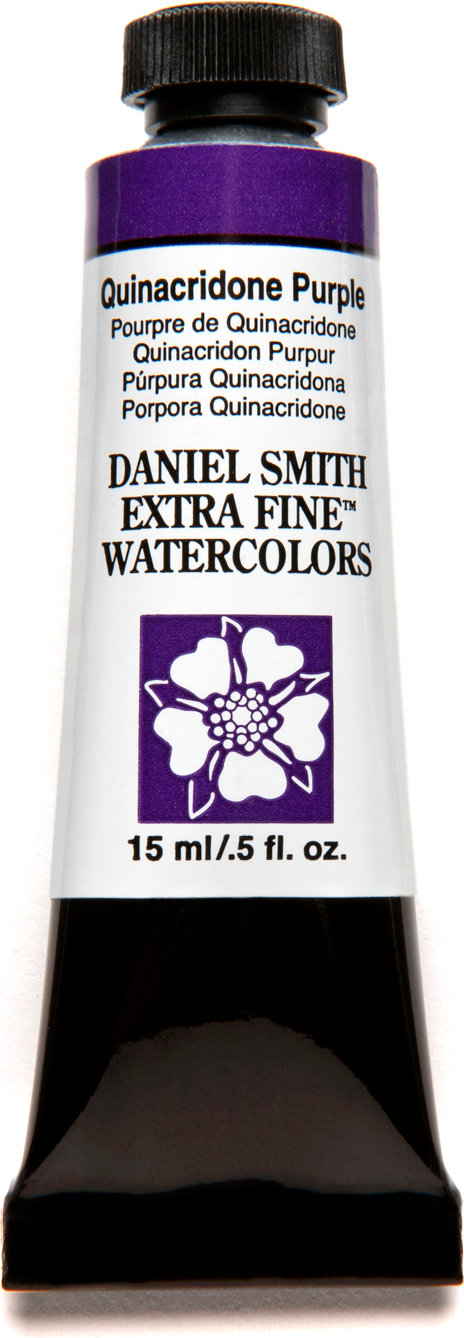 DANIEL SMITH WATERCOLOR 15ML QUINACRIDONE PURPLE
