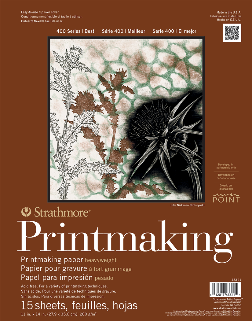 PRINTMAKING 400 HEAVY WEIGHT PAD 11X14 15 SHEETS