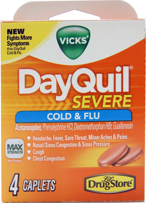 LIL DRG DAYQUIL SEVERE 4CT