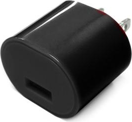 USB WALL CHARGER IESSENTIALS BLACK
