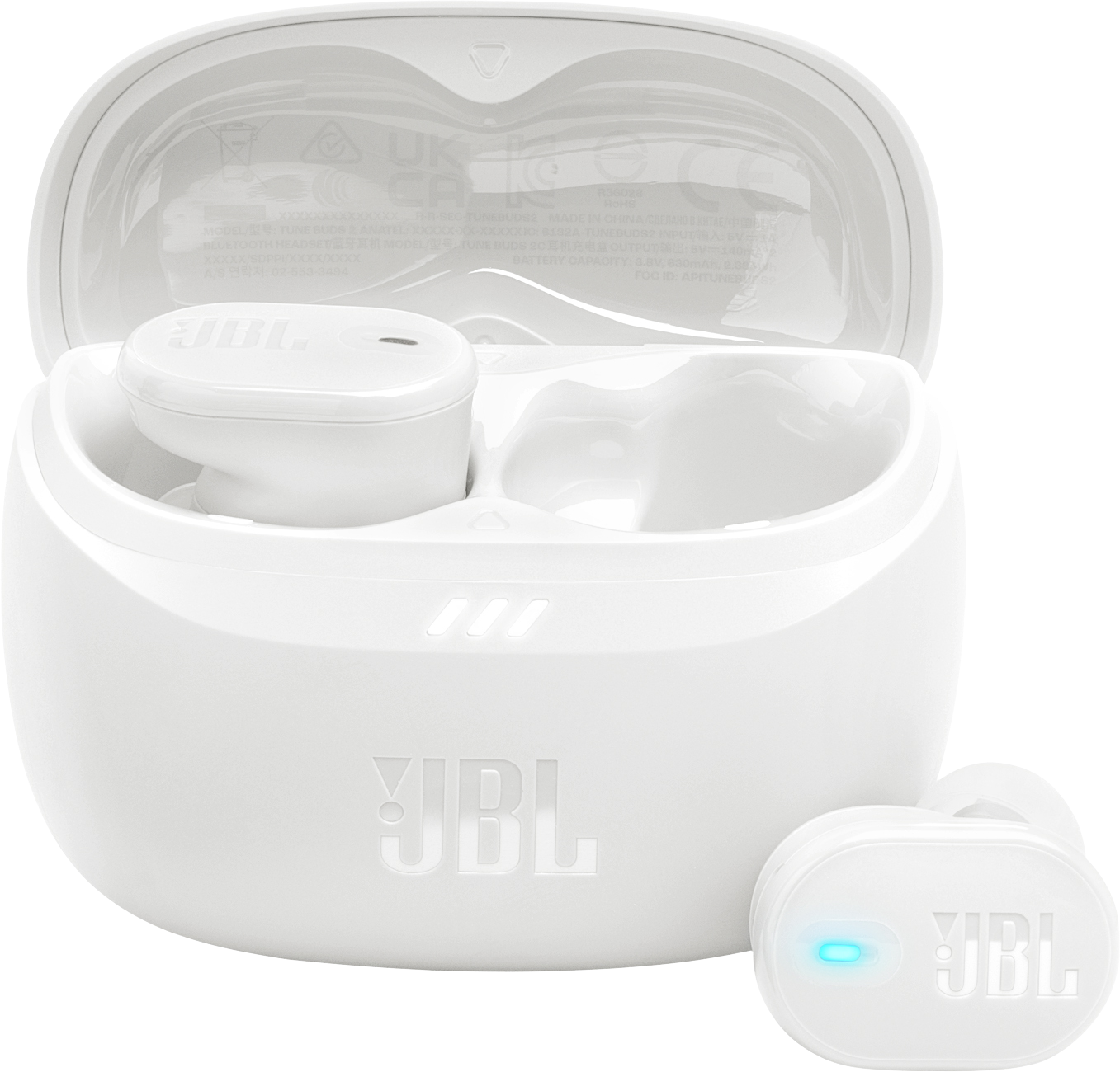 JBL Tune Buds 2 True Wireless Earbuds, White - ONLINE ONLY