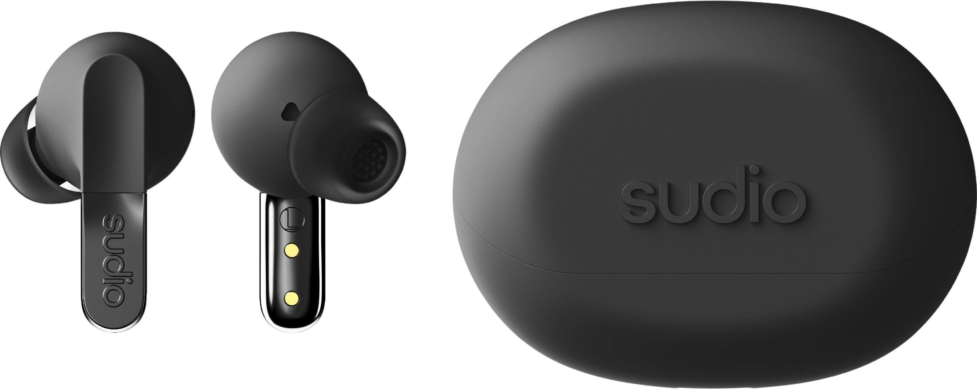 Sudio N3 Pro ANC True Wireless Earbuds, Black - ONLINE ONLY