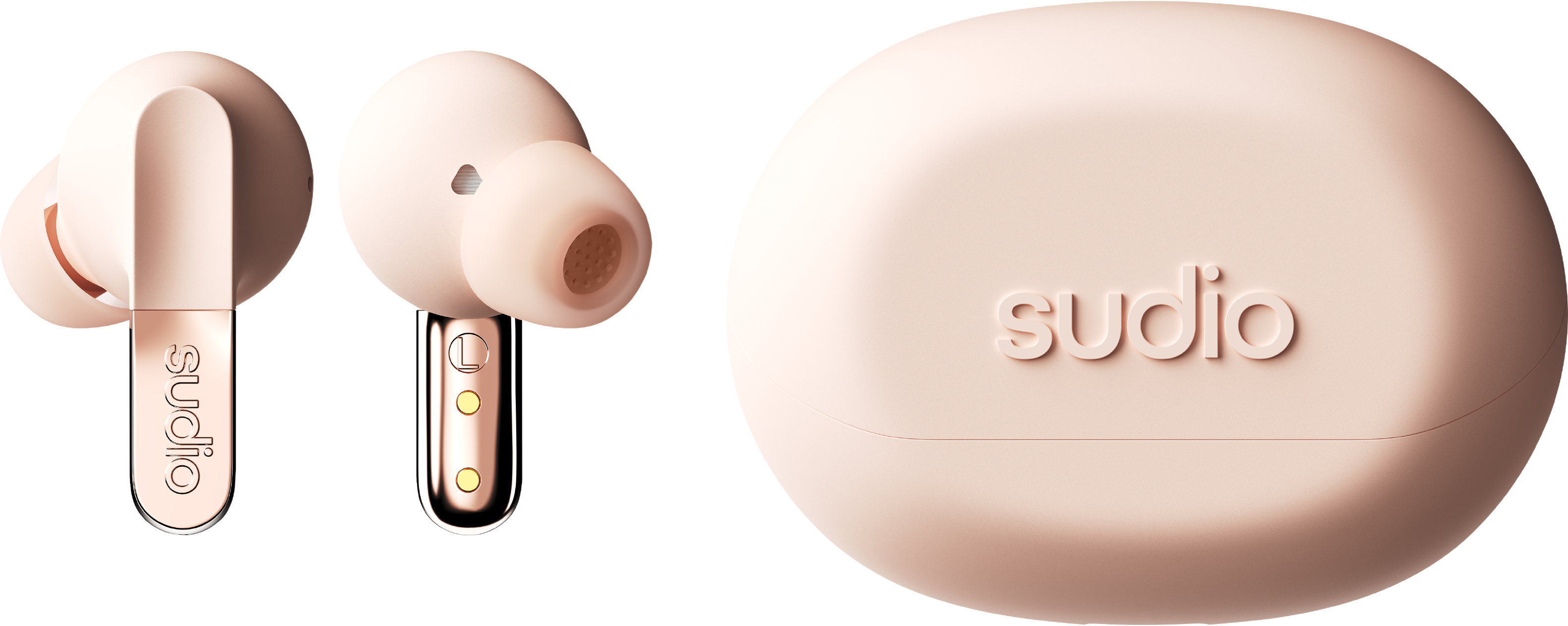 Sudio N3 Pro ANC True Wireless Earbuds, Pink - ONLINE ONLY