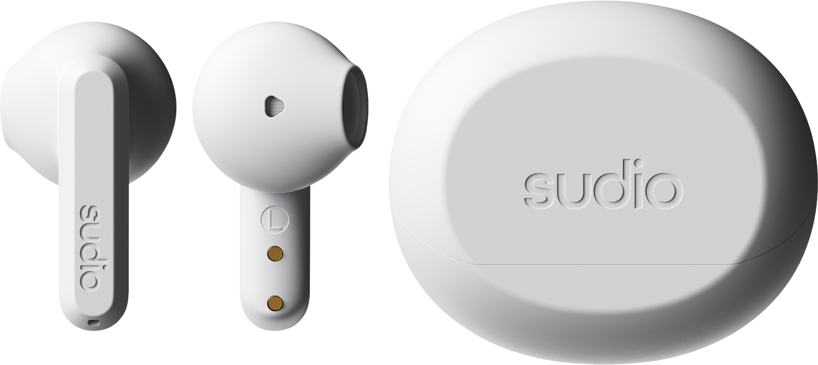 Sudio A3 True Wireless Earbuds, White - ONLINE ONLY