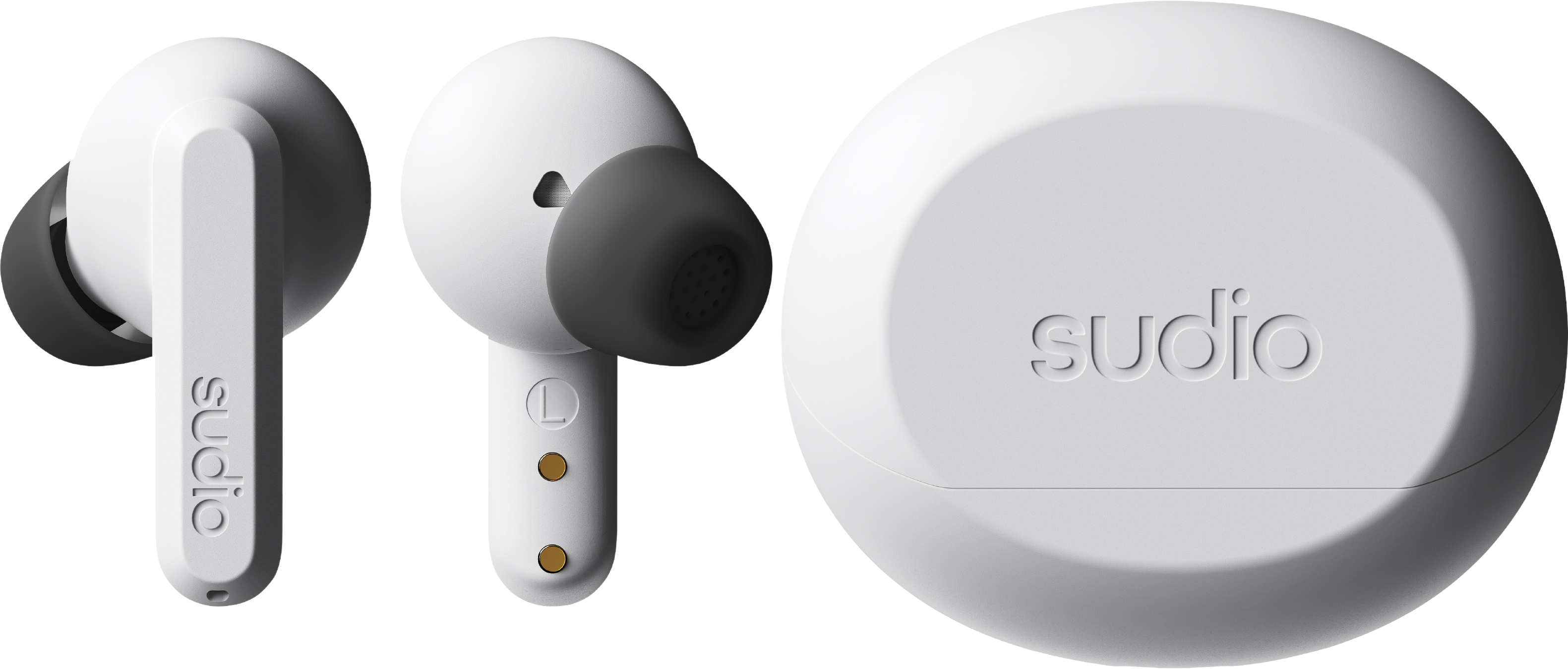 Sudio A3 Pro ANC True Wireless Earbuds, White - ONLINE ONLY