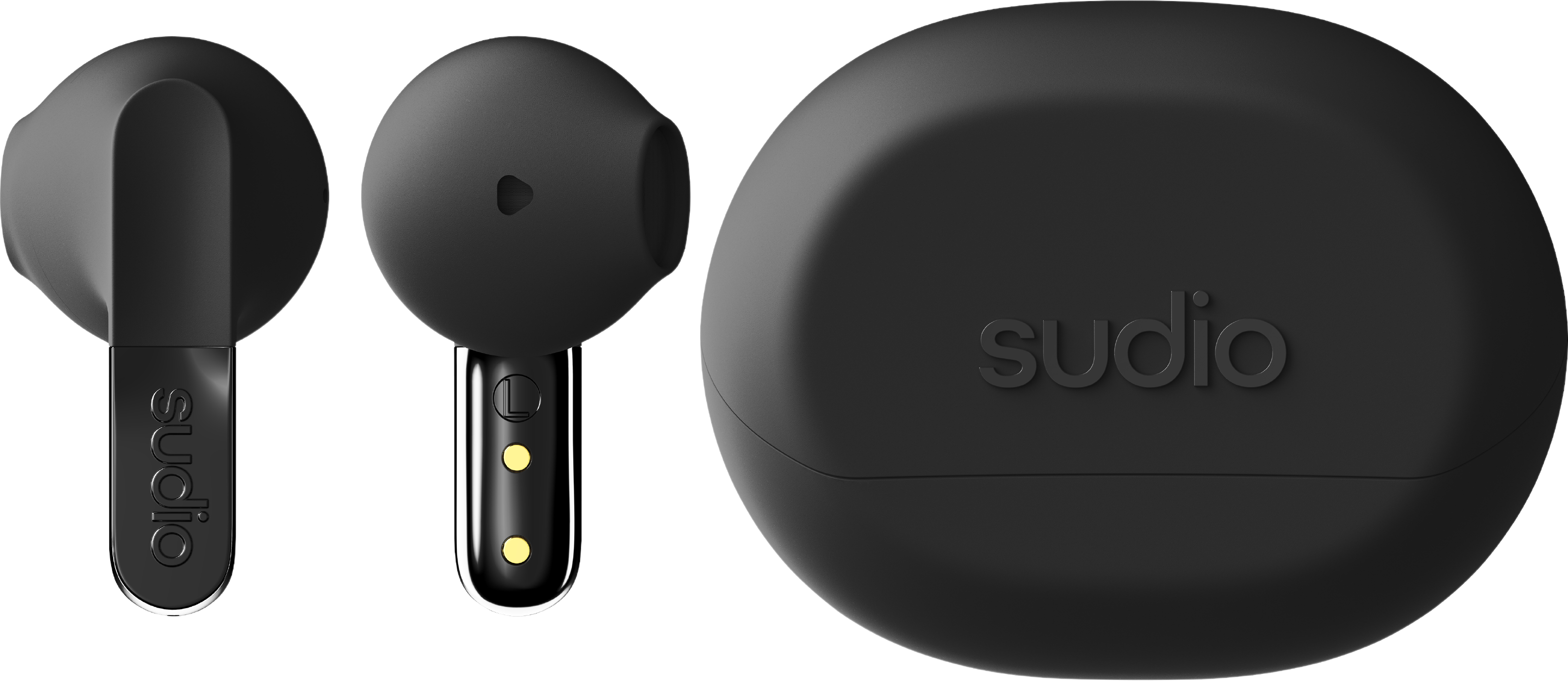 Sudio N3 True Wireless Earbuds, Black - ONLINE ONLY