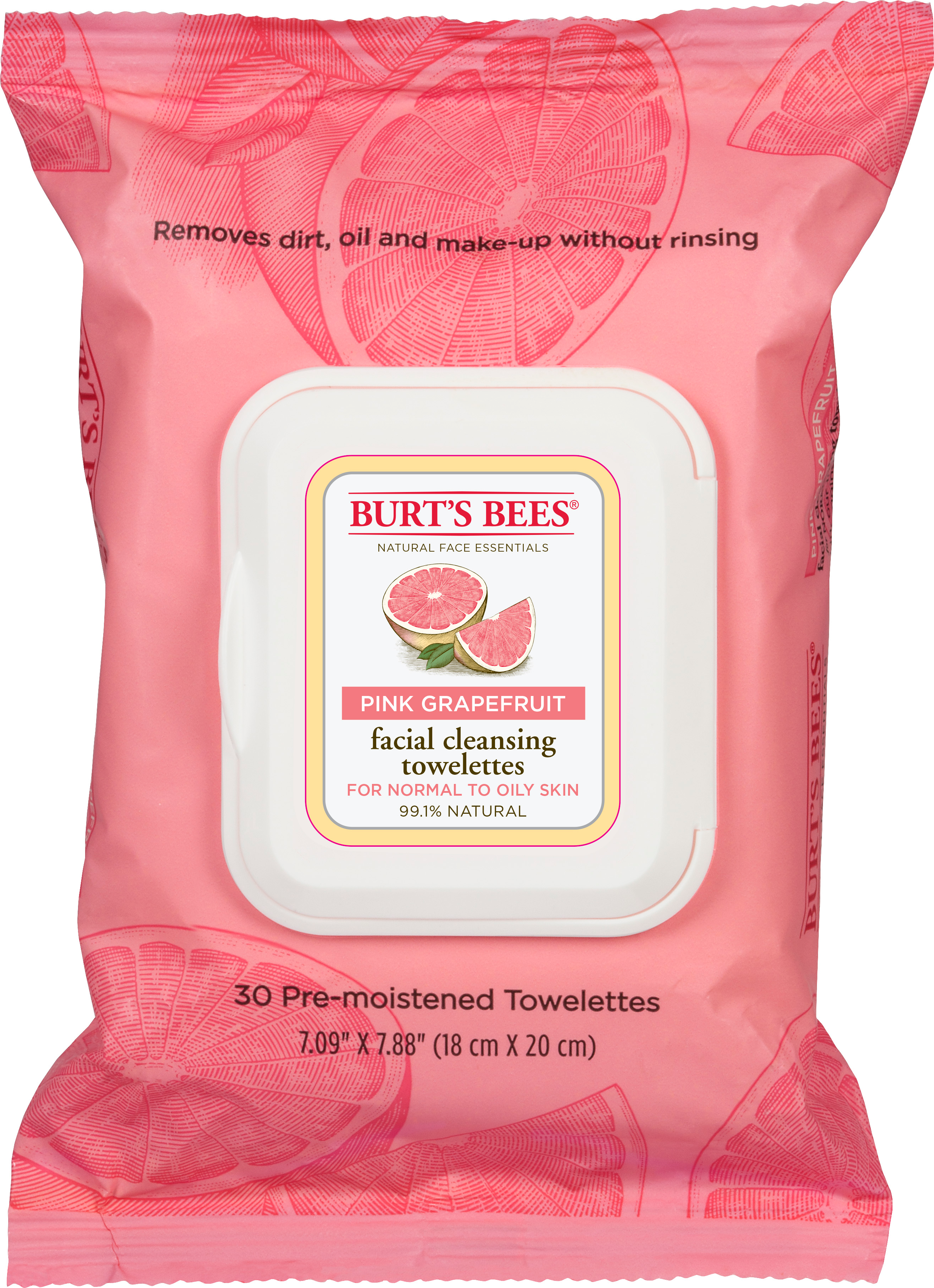 BB TOWELETTE 30CT PINK GRAPFUT