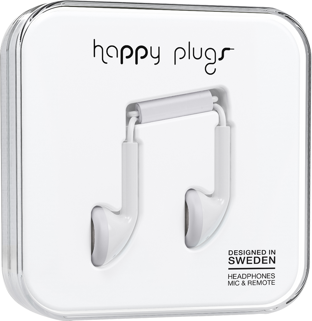 HAPPY PLUGS EARBUDS WHITE