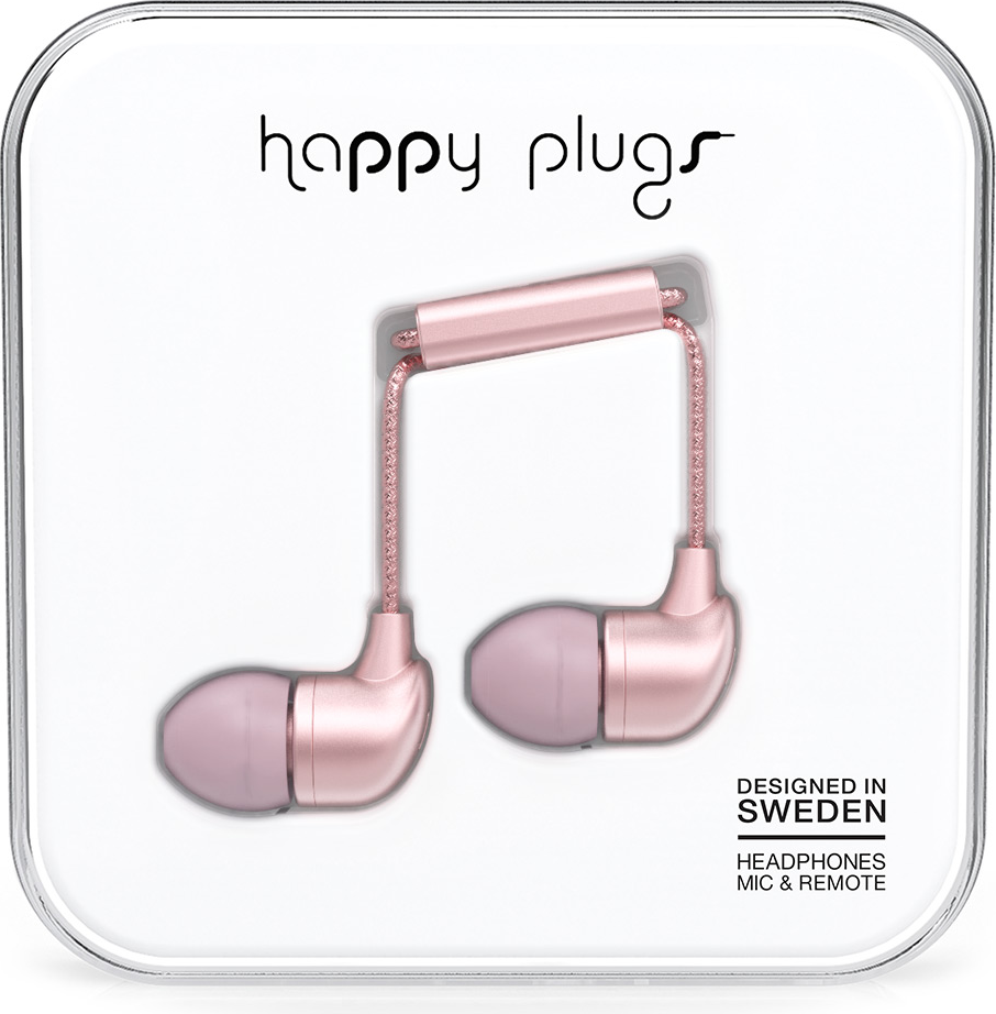 HAPPY PLUGS IN-EAR BUDS PK GLD
