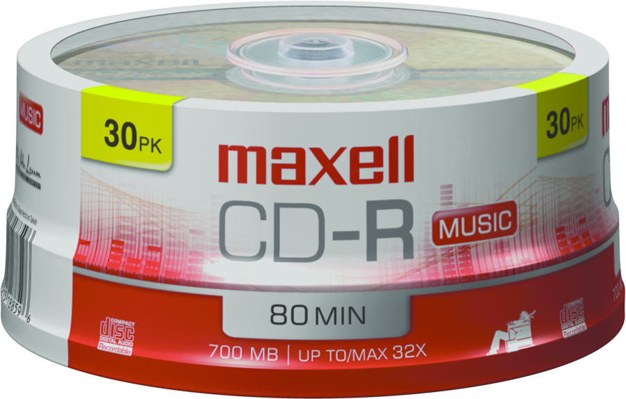 MAXELL CDR 30PK 700MB 80 MIN