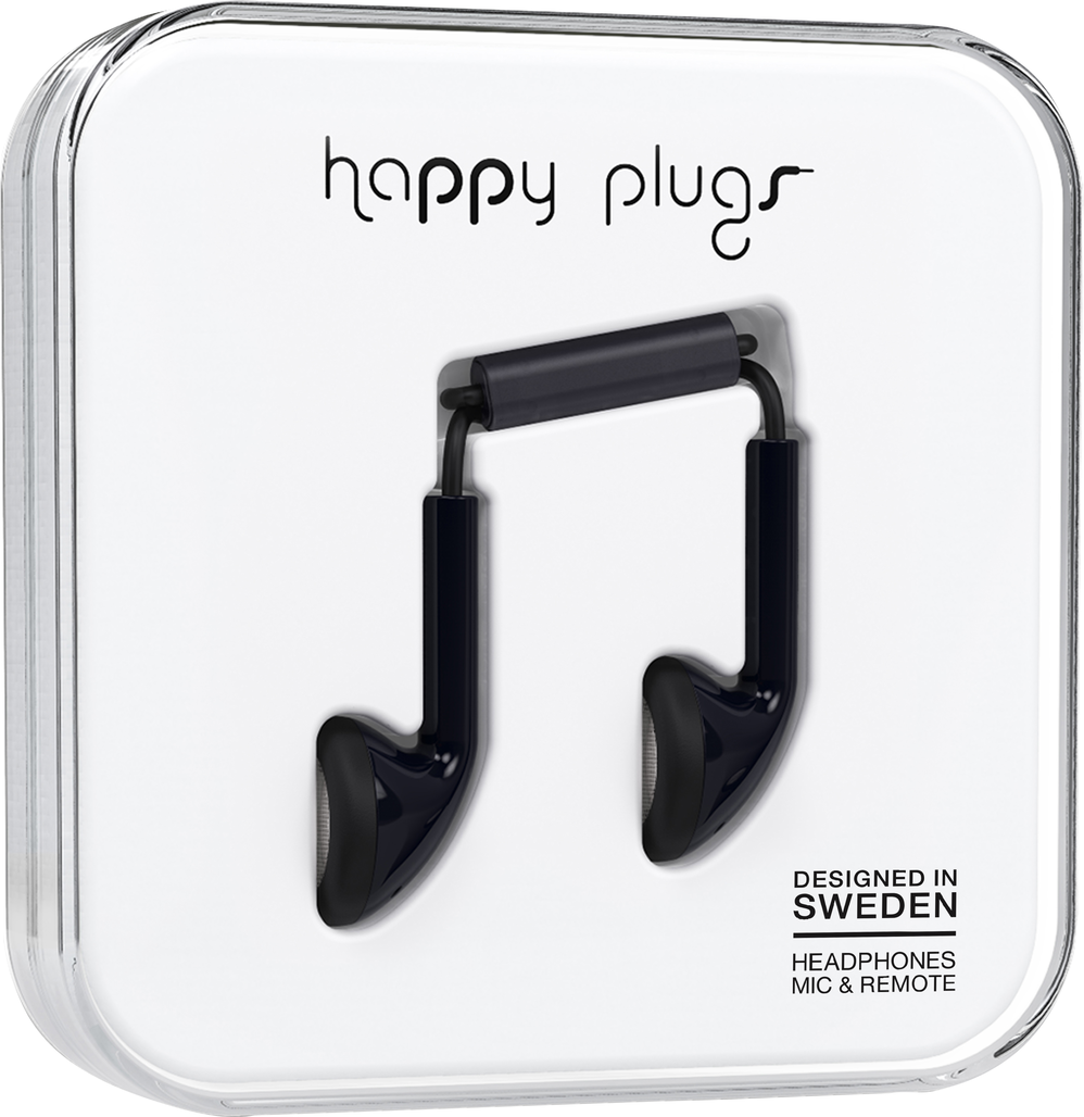 HAPPY PLUGS EARBUDS BLACK