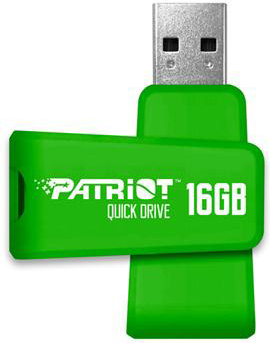 PATRIOT QUICK DRIVE 16GB GREEN