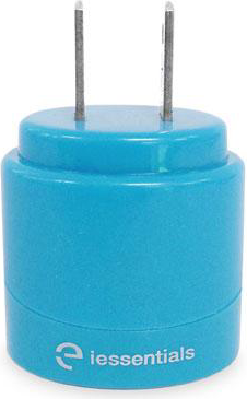IESS DUAL USB WALL CHRGR BLU