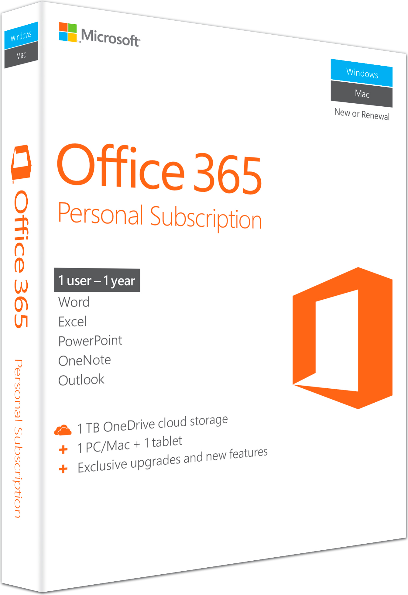 OFFICE 365 1YEAR MACPC 32/64