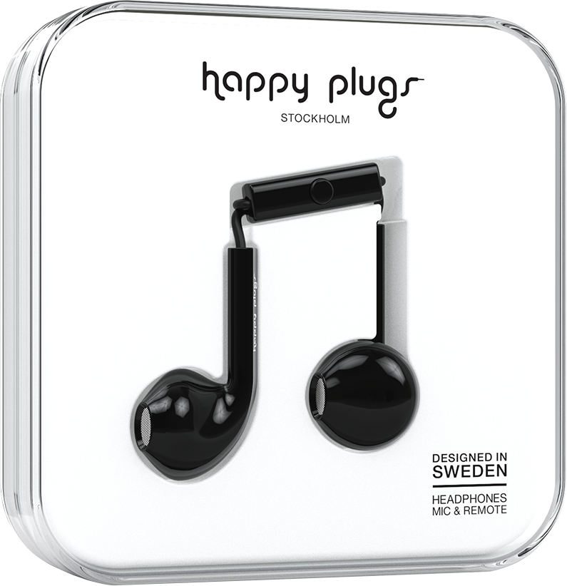 HAPPY PLUGS EARBUD PLUS BLACK