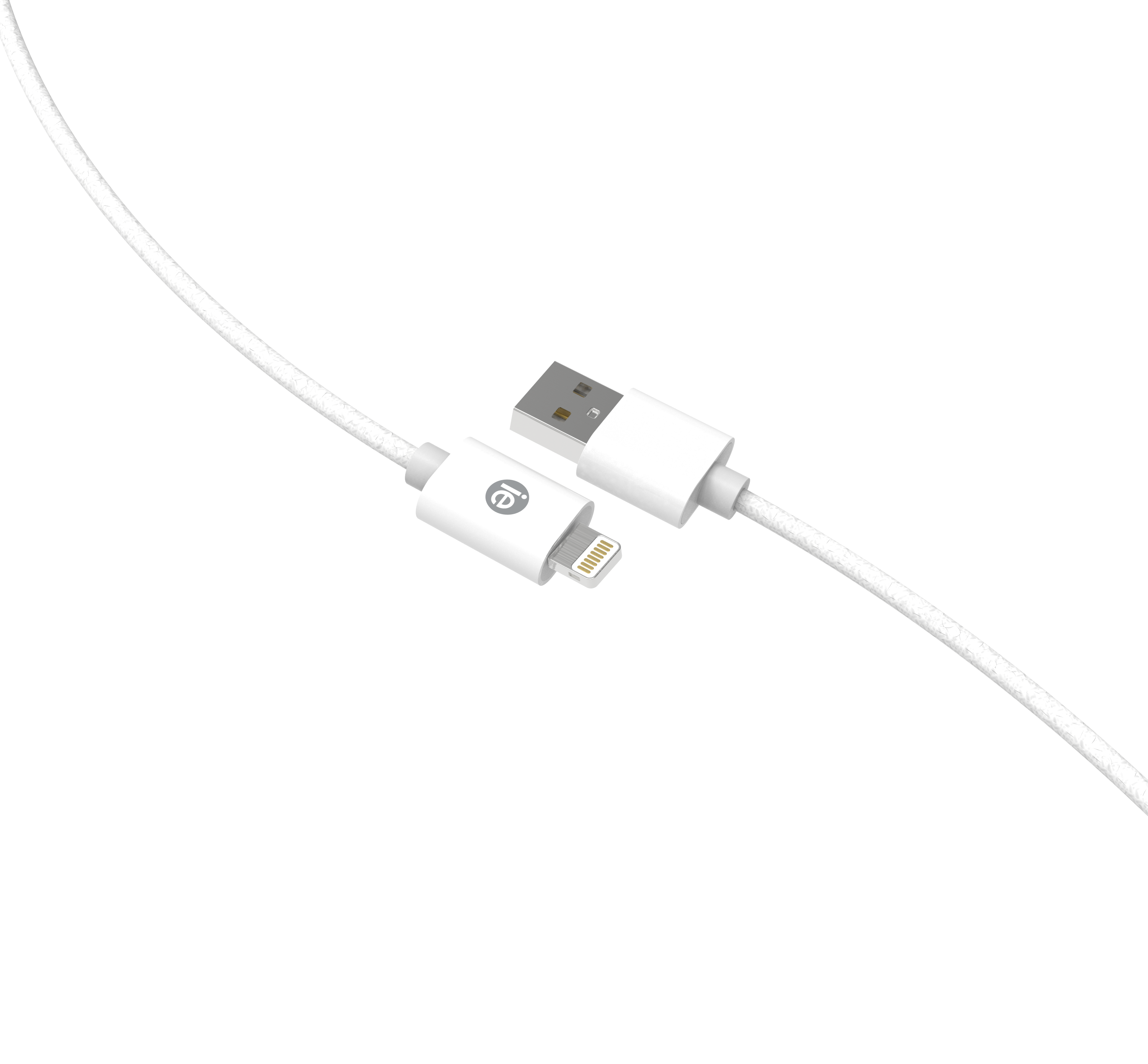 10ft Braided USB Lightning Cables - White - ONLINE ONLY