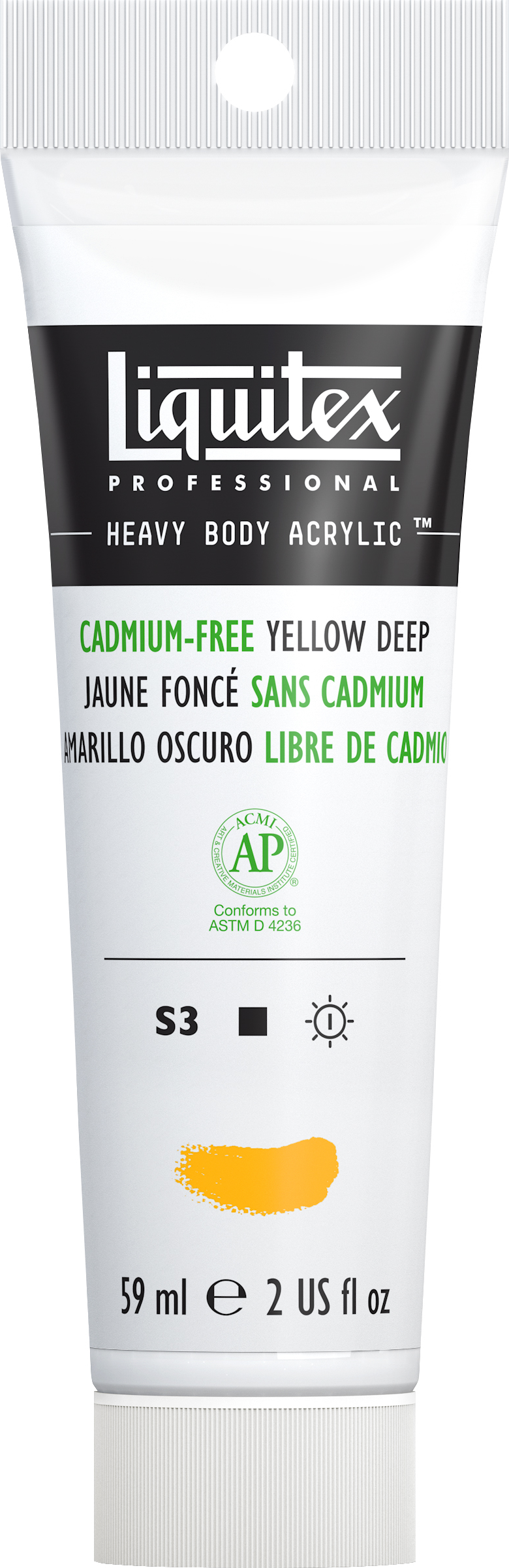 HB ACRY CAD FREE 59ML YLW DEEP