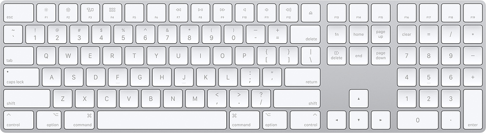 MAGIC KEYBOARD WITH NUM PAD SILV