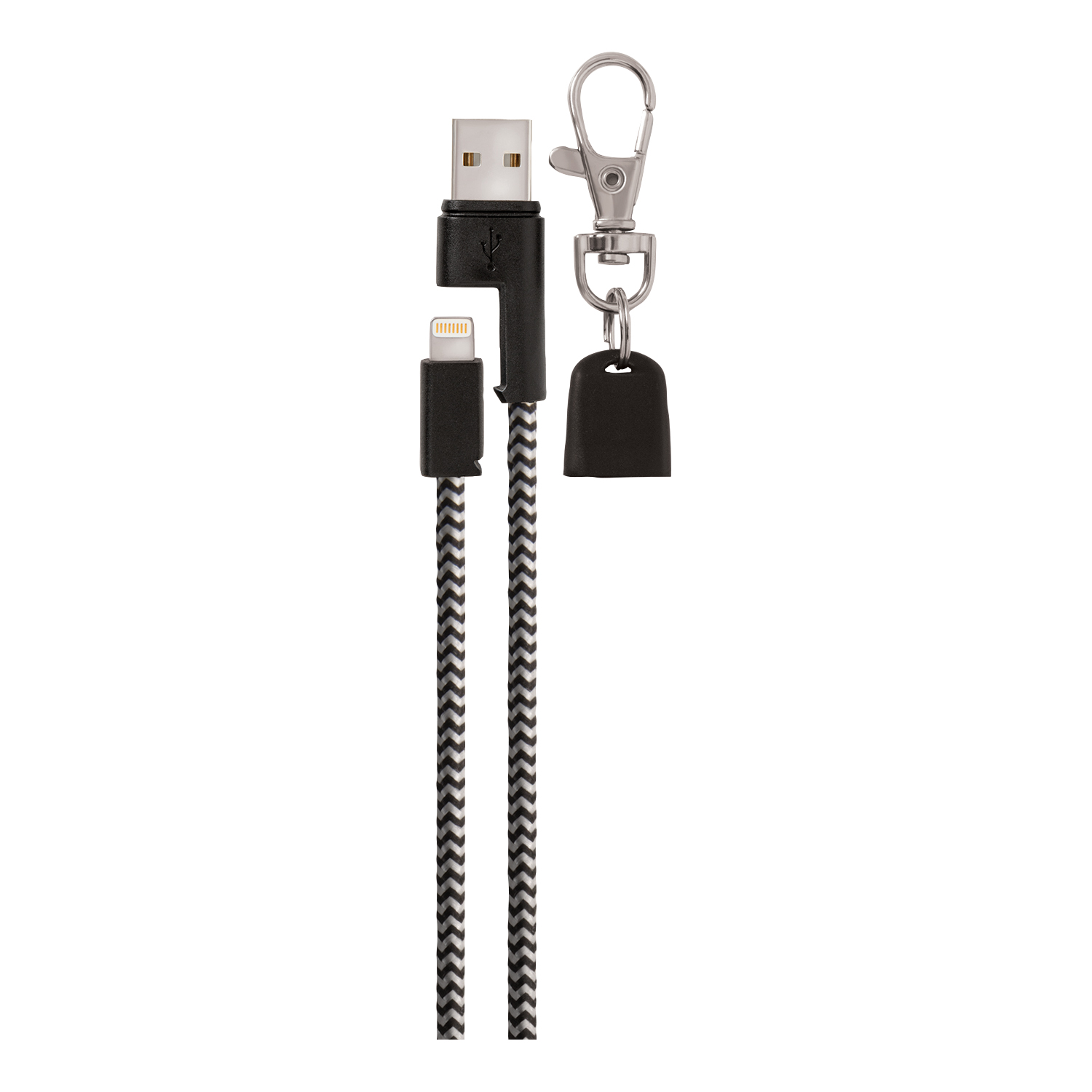 LIGHTNG CHARGE CBLE LANYRD BLACK