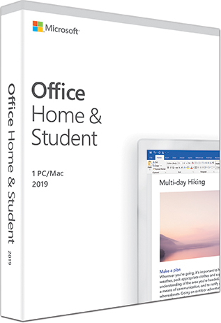 MICROSOFT OFFICE HOME AND STUDENT 2019