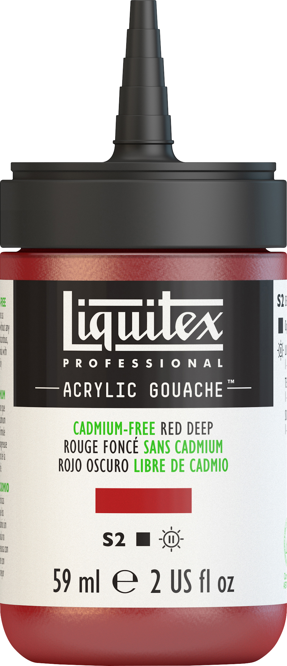 ACRYLIC GOUACHE 59ML CADMIUM FREE RED DEEP
