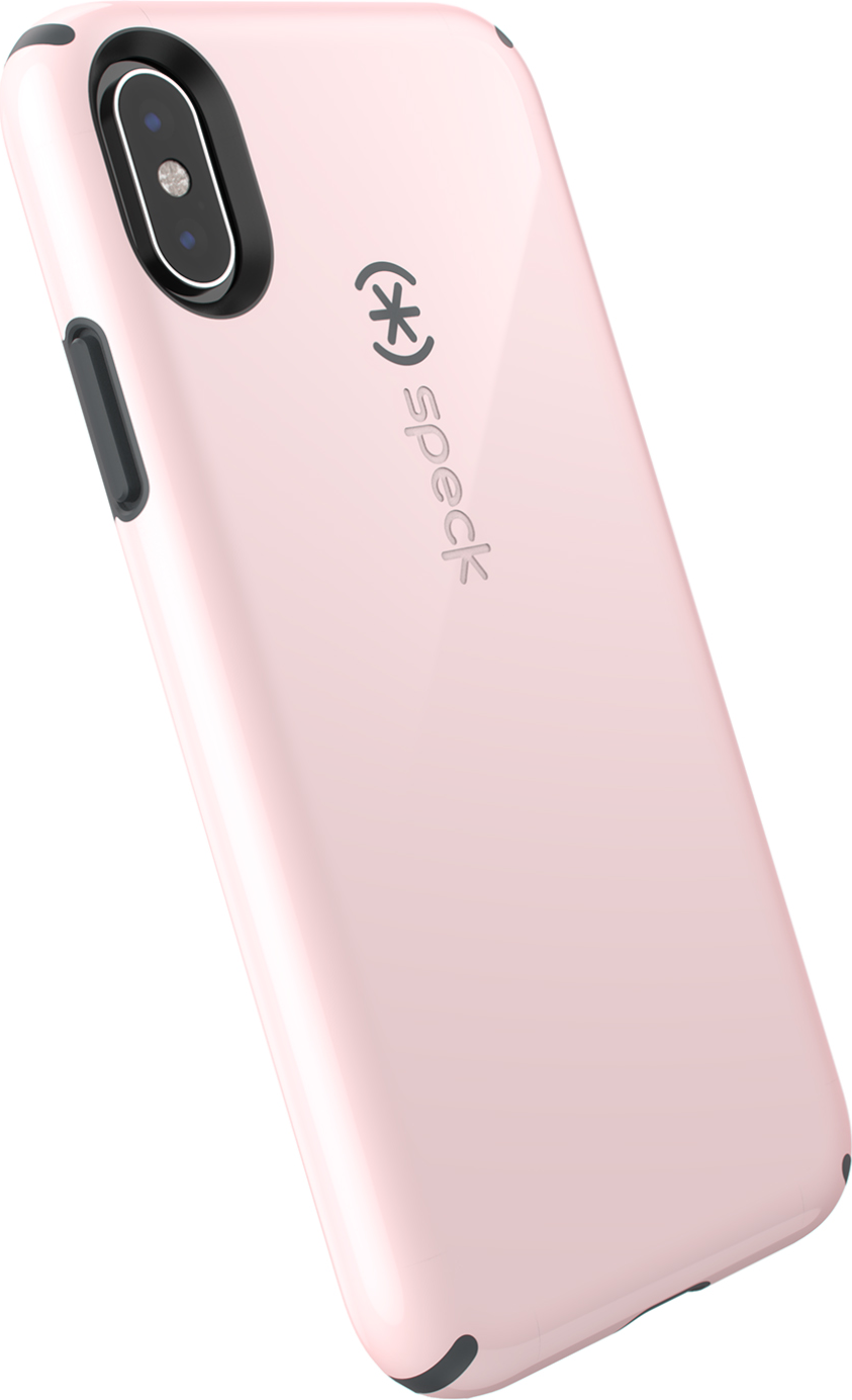 Speck Smartphone Case- iPhone X Candyshell  (Quartz Pink/Slate Grey) - ONLINE ONLY