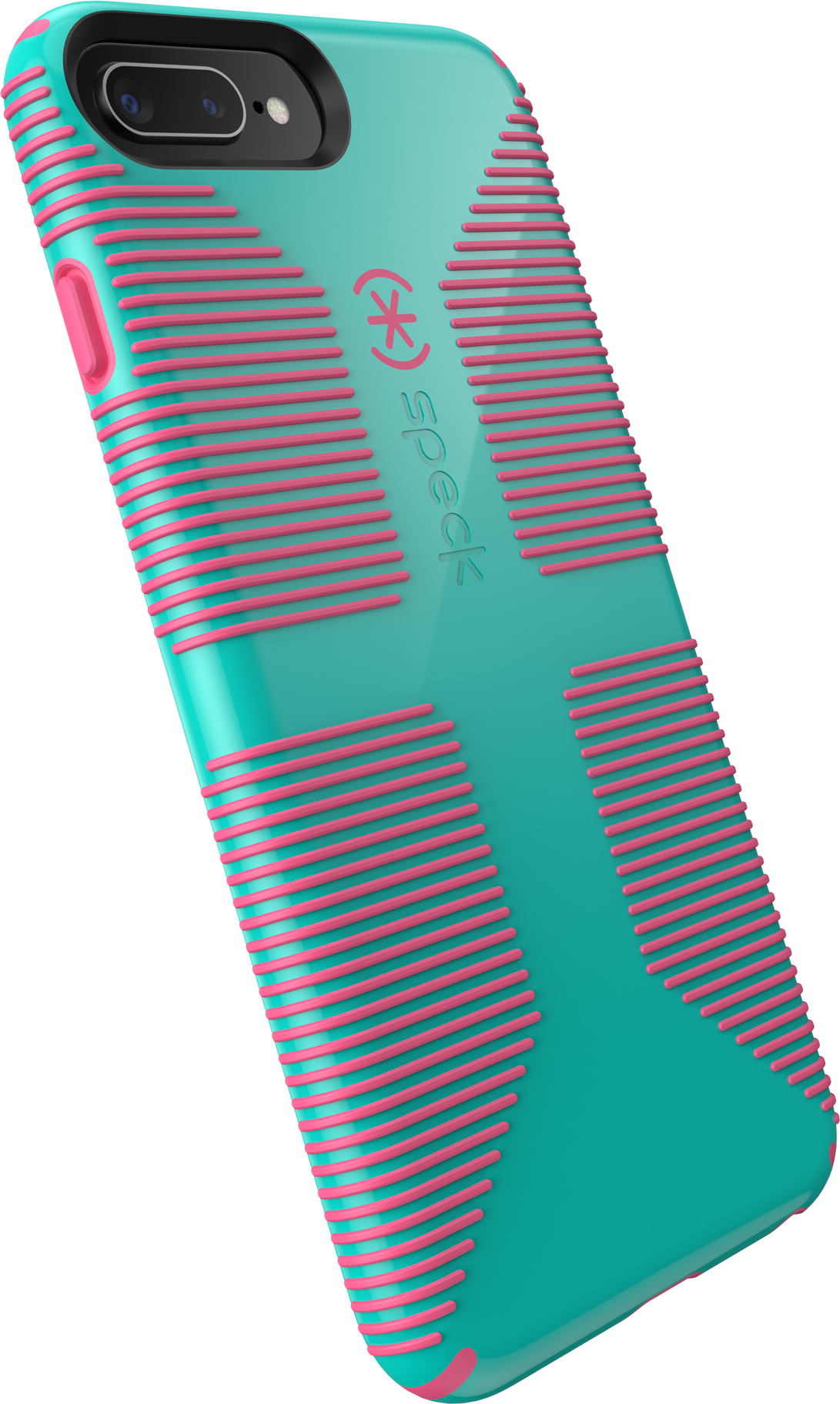 Speck Smartphone Case- iPhone 8/7/6S/6 Plus Candyshell Grip (Caribbean Blue/Bubblegum Pink) - ONLINE ONLY