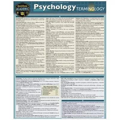PSYCHOLOGY TERMINOLOGY - New (SKU: 20713862)