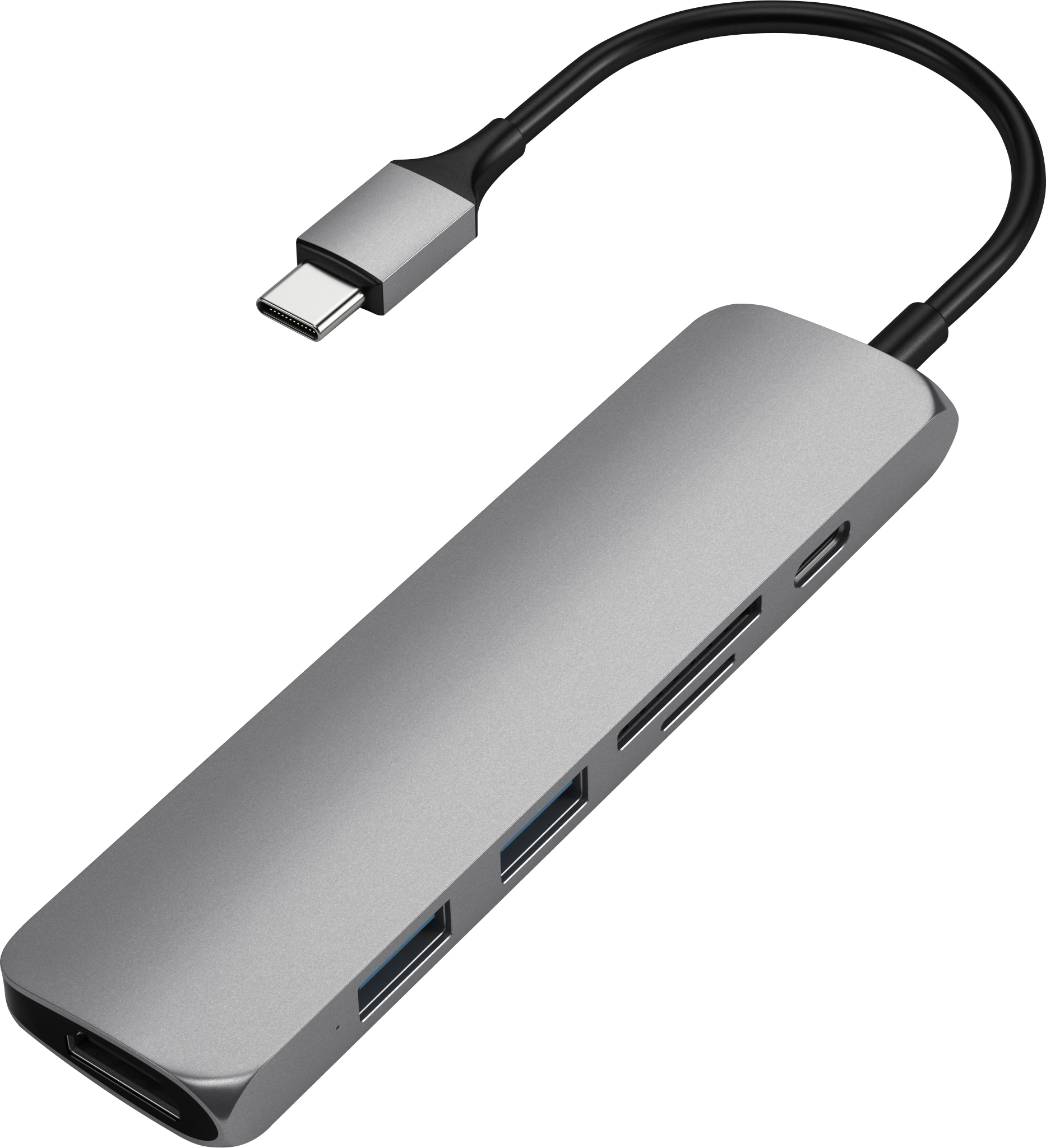 SLIMALM TYPEC MULADPT V2 SPGRY - ONLINE ONLY