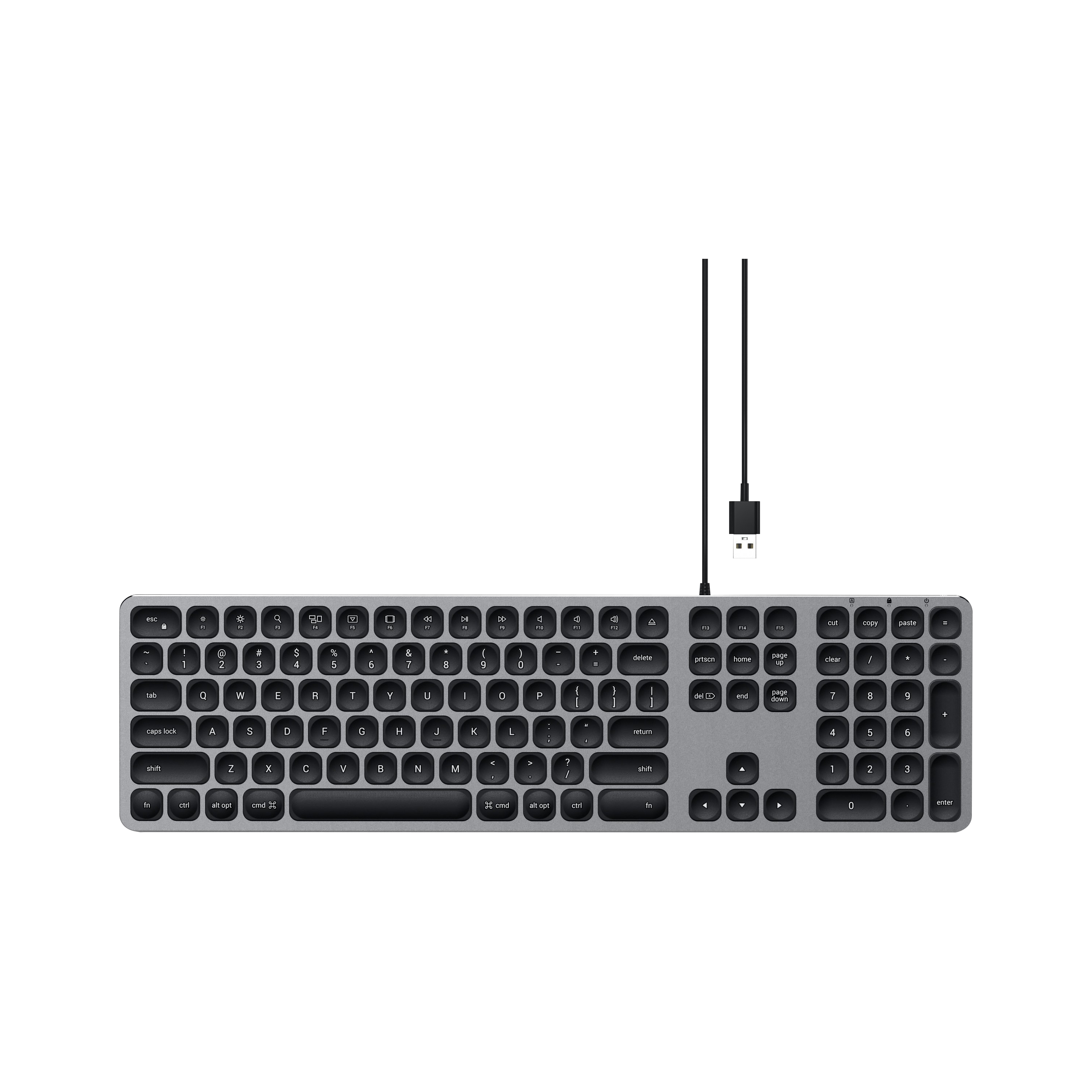 ALUM WIRED USB KEYBOARD SPACE GRAY