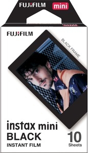 Fuji Instax Mini Black Film- 10 Sheets - ONLINE ONLY