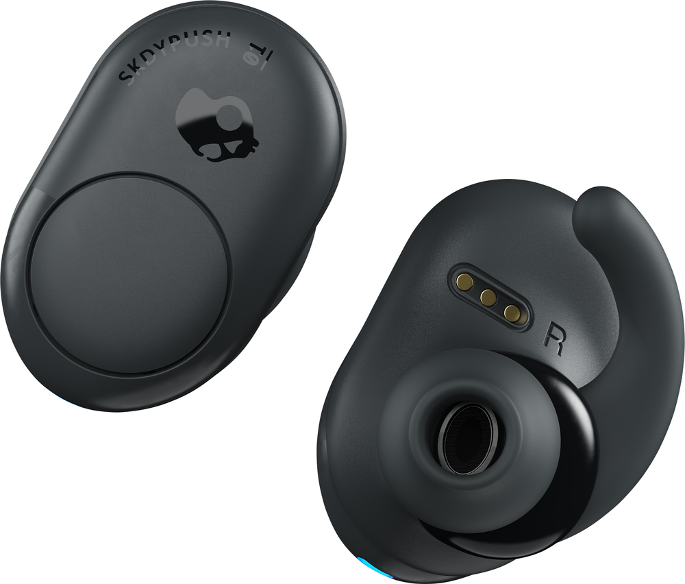 Skullcandy Push True Wireless Earbuds, Dark Gray/Black - ONLINE ONLY