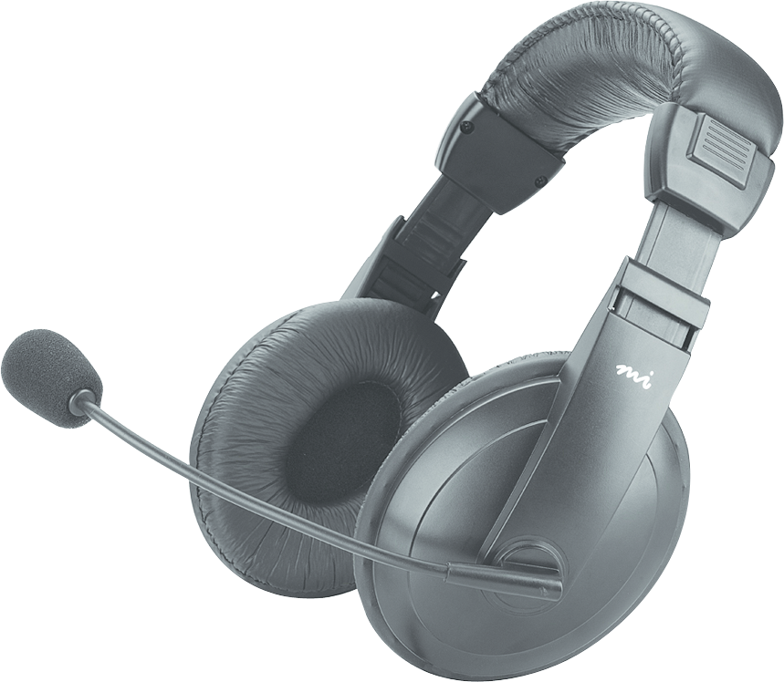 Micro Innovations Premiere Stereo Headset - Black BP - ONLINE ONLY