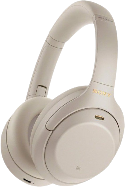Sony Wireless Noise Canceling Overhead Headphones, Silver - ONLINE ONLY