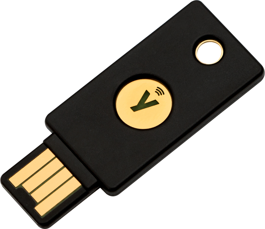 YubiKey 5 NFC, USB-A Ports, Black