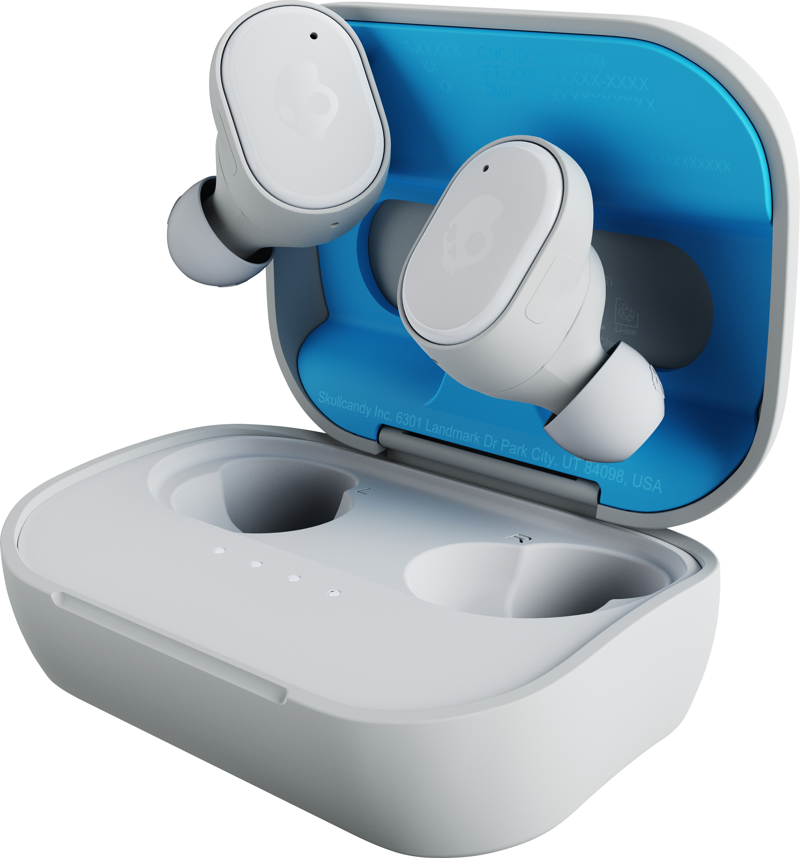 Skullcandy Grind True Wireless Earbuds, Light Grey/Blue  - ONLINE ONLY