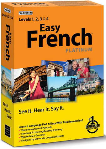 Easy French Platinum Language Learning Software for Windows (Download) - ONLINE ONLY