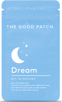 Dream Wellness Patch For Sleep Support with Melatonin, Hops & Valerian Root - 4 CT