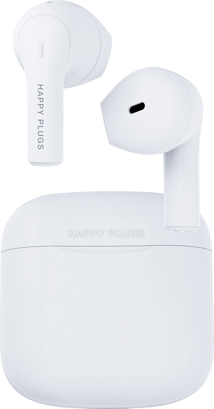 Happy Plugs Joy True Wireless Earbuds, White