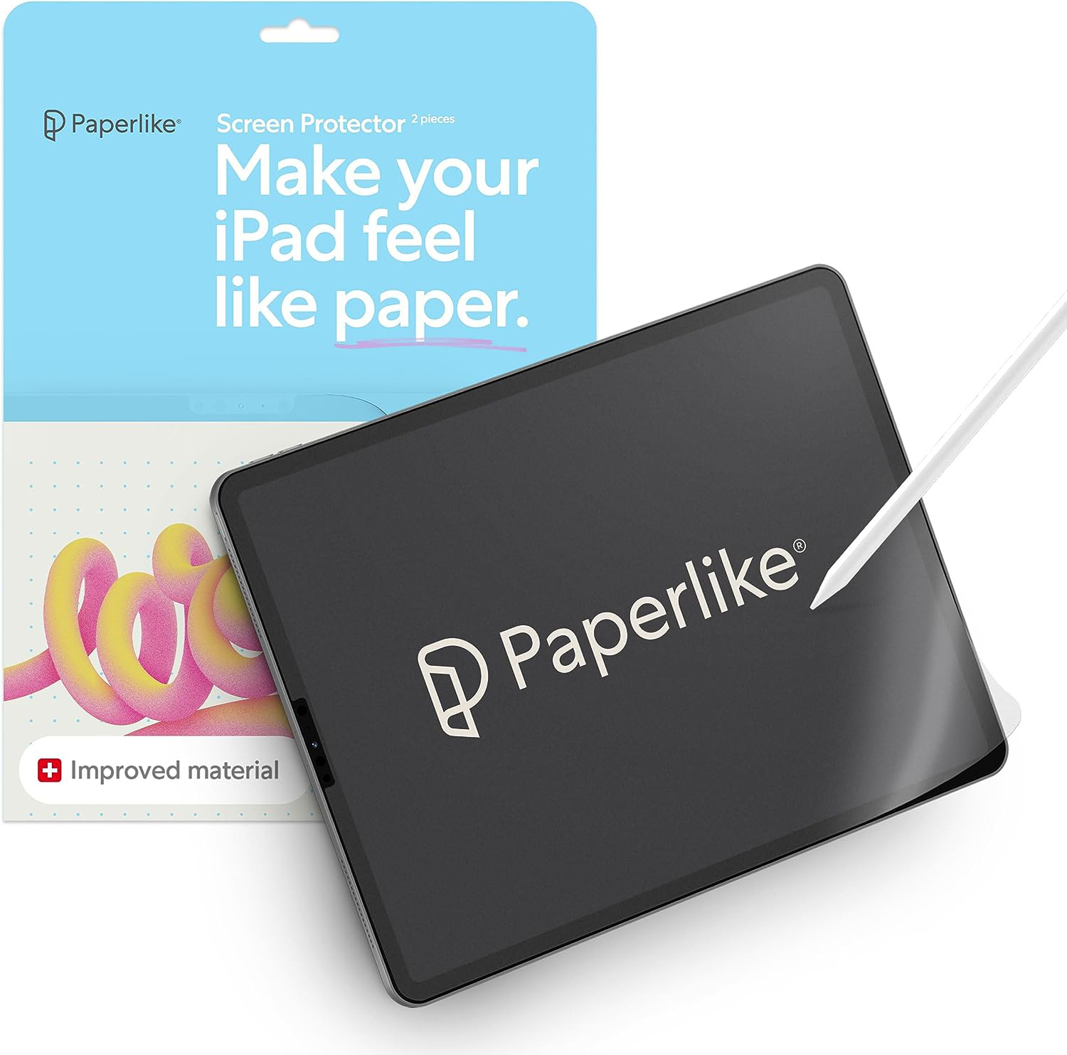 Paperlike 2.1 iPad Screen Protector, iPad Pro 12.9in, Clear - ONLINE ONLY