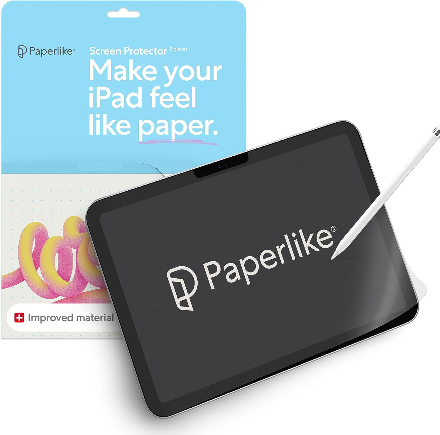 Paperlike 2.1 iPad Screen Protector, iPad 10.9in, Clear - ONLINE ONLY